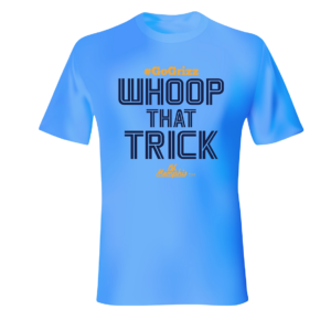 Men #GoGrizz Whoop That Trick - light blue short sleeve shirt