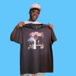 Al Kapone Da Resurrection - Autographed - Black short sleeve tee